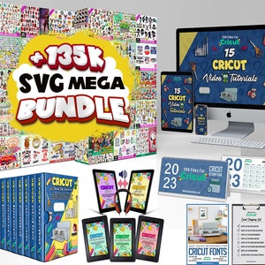 Bundle SVG Premium, file di taglio SVG per cricut, bundle Mega Svg, silhouette, download istantaneo, bundle in formato SVG, file in formato SVG, come utilizzare le lezioni di cricut