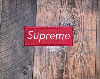 supreme iron on