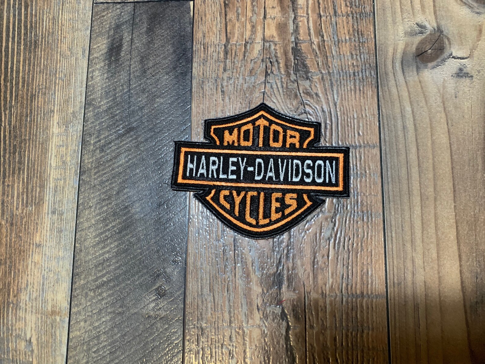 harley iron on patches