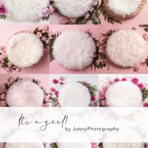 12 newborn floral digital background for Photoshop, Photography Background, Fine art texture, Photo overlays, newborn photos