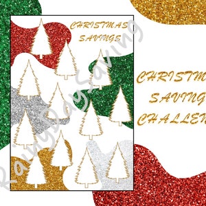 1 Year Christmas Savings Challenge PDF/Printable - A4