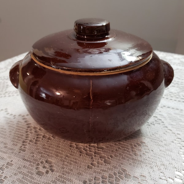 Antique Bean Pot Etsy