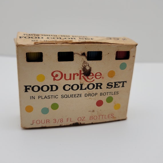 Durkee Vintage Food Coloring Set 