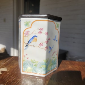 Alfred and Christian Peterson Porcelain Pipe Tobacco Canister