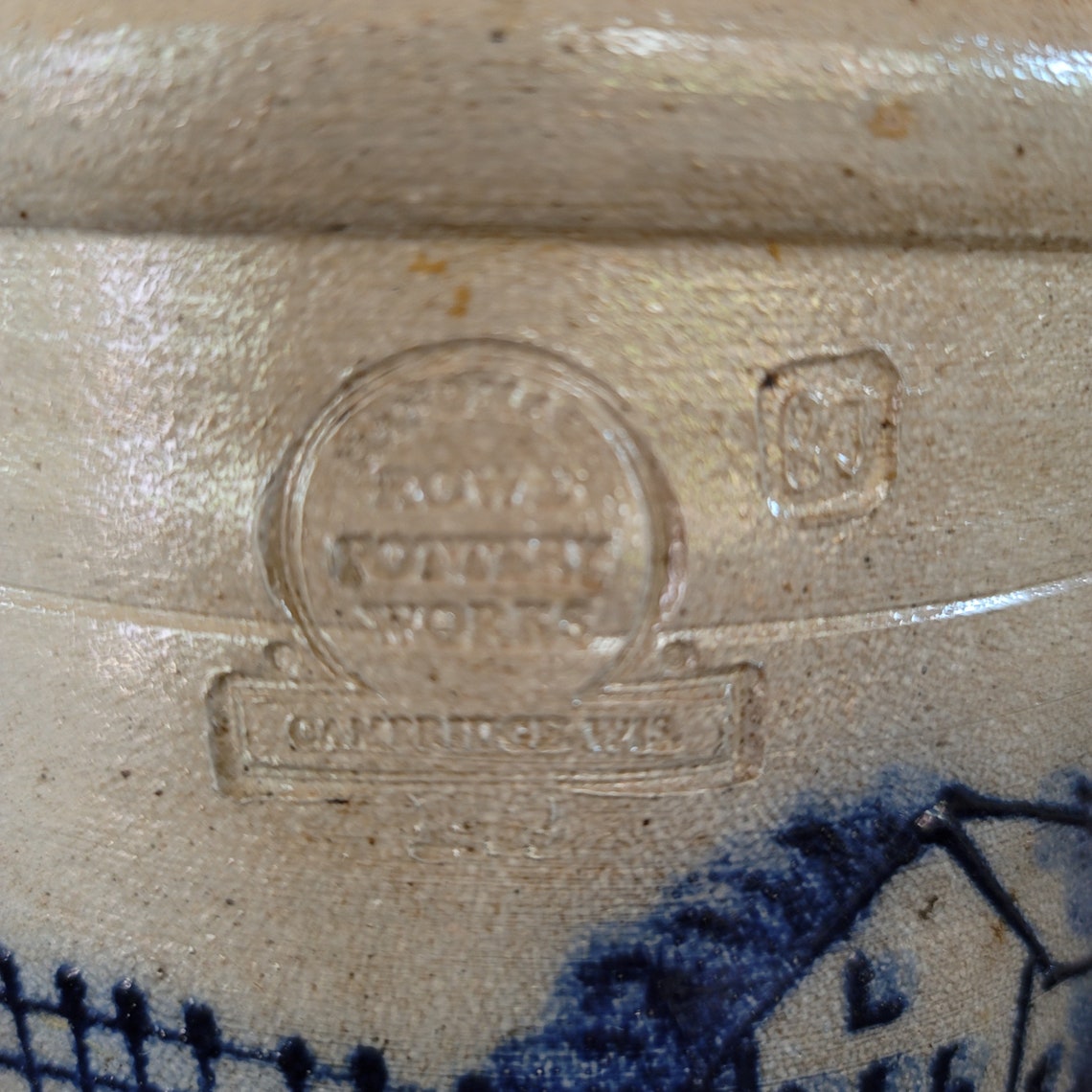 Rowe Pottery Raleigh NC One Gallon Crock Etsy