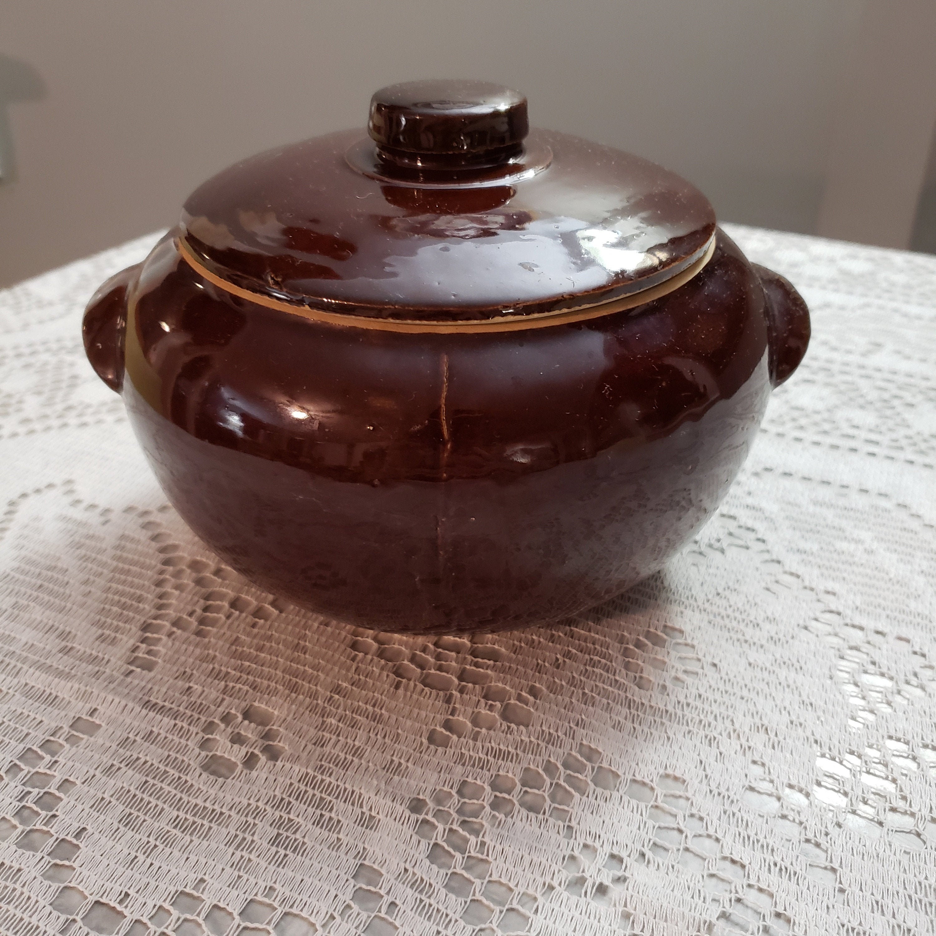 Antique Bean Pot - New England Garden Company