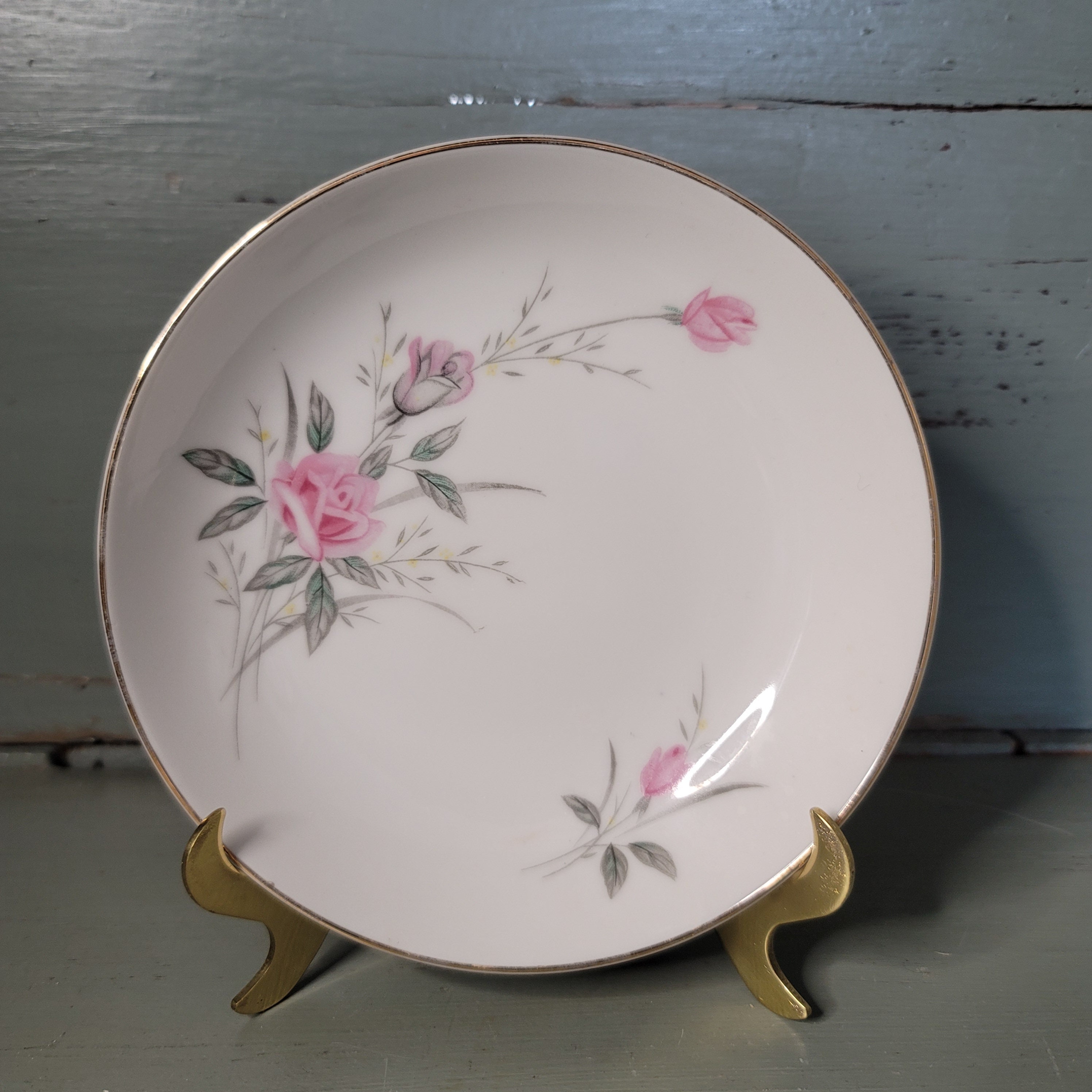 Fine China of Japan Golden Rose 5 1/2 Inch Dessert Bowl - Etsy