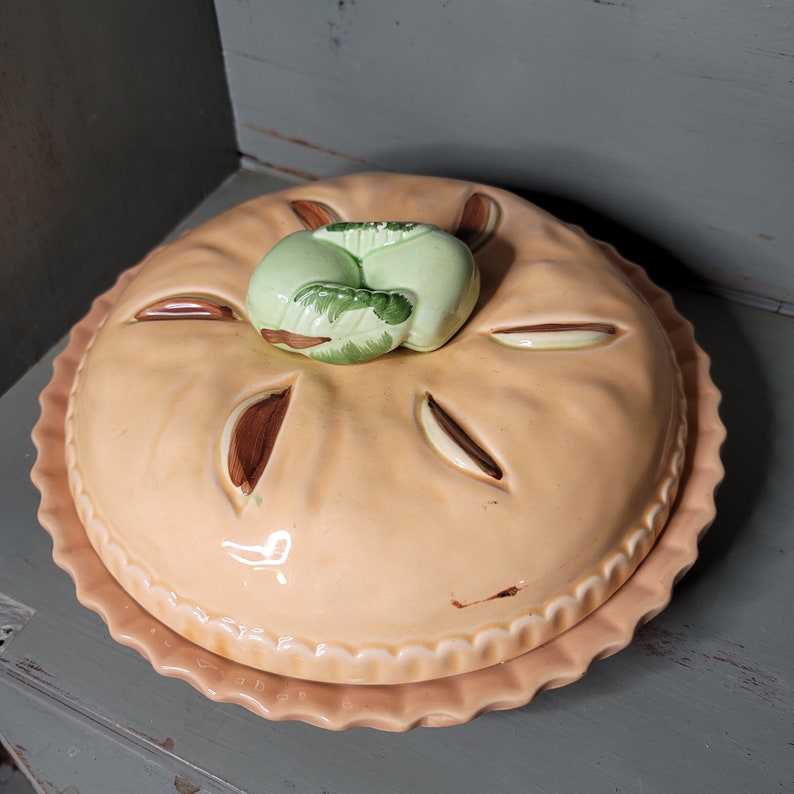 Betty Crocker Apple Pie Plate With Lid Etsy