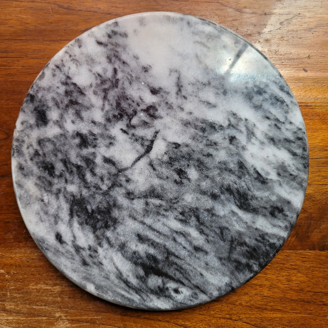 Round 10 Marble Trivet Etsy