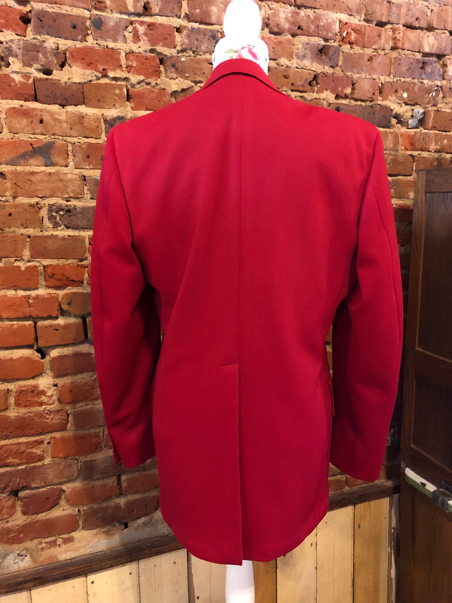 Vintage Men's Champion Blazer / Bright Red Blazer / | Etsy