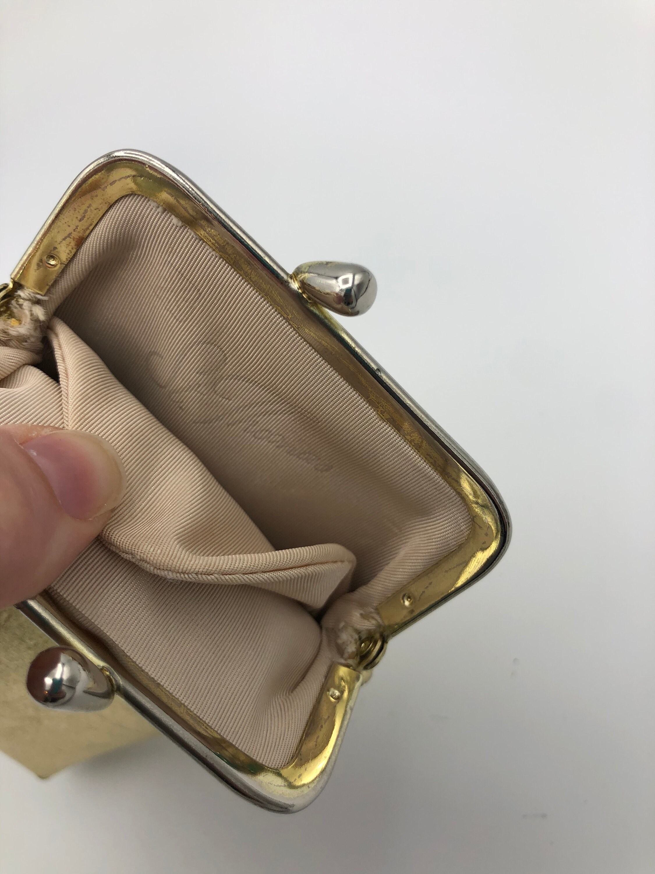 Vintage St. Thomas Coin Purse / Small Vintage Wallet / Vintage Etsy