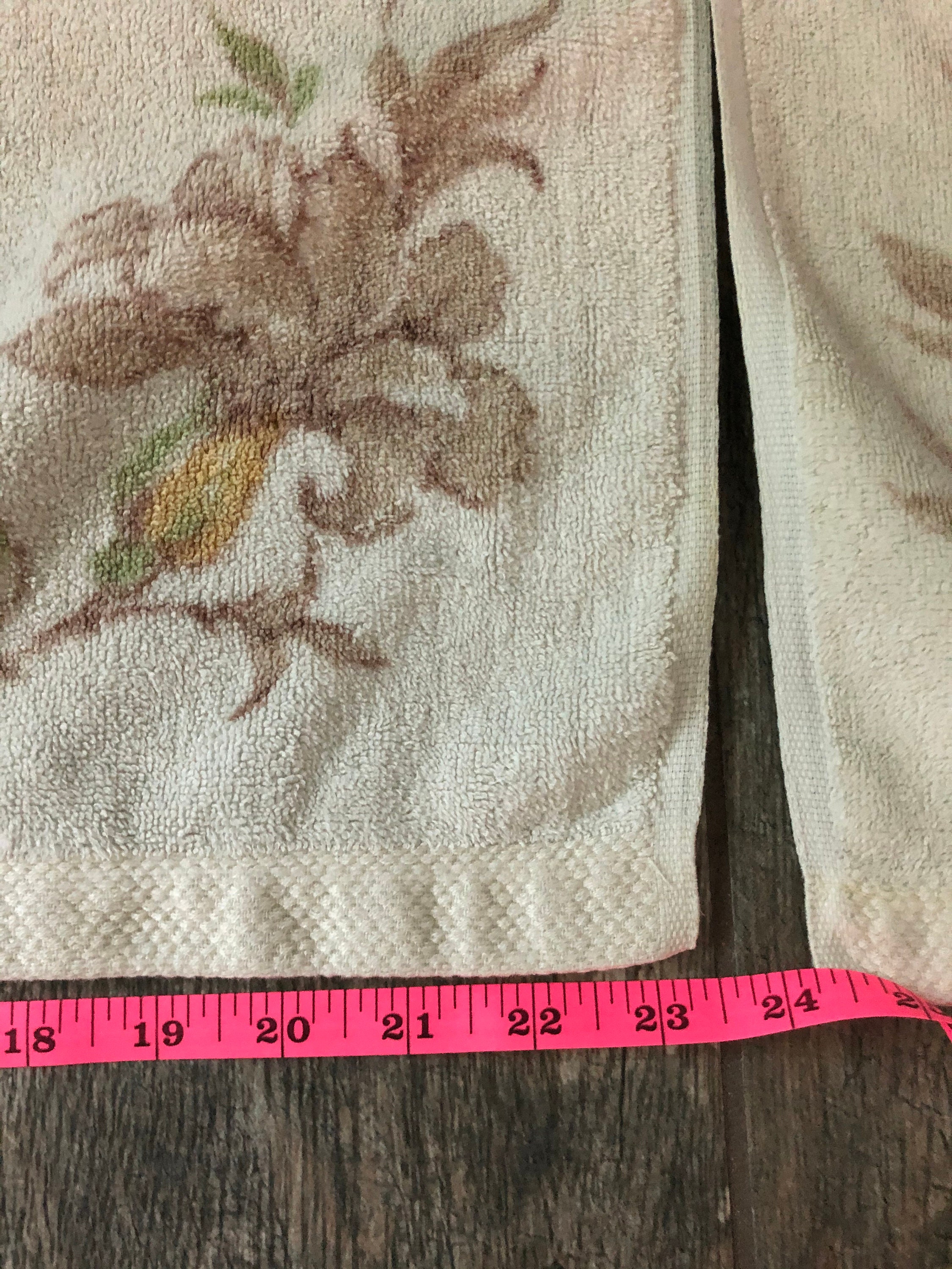 Vintage Springmaid Floral Towels Set of 2 Vintage Bath Towel Etsy
