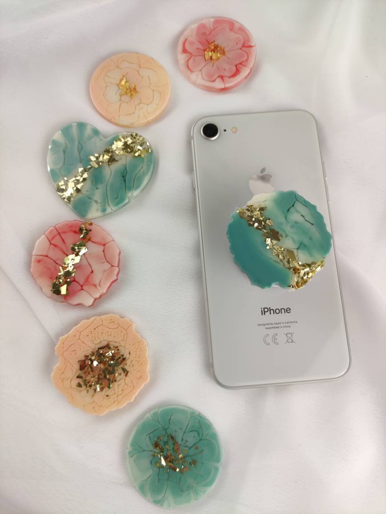 Resin Popsocket different designs Etsy