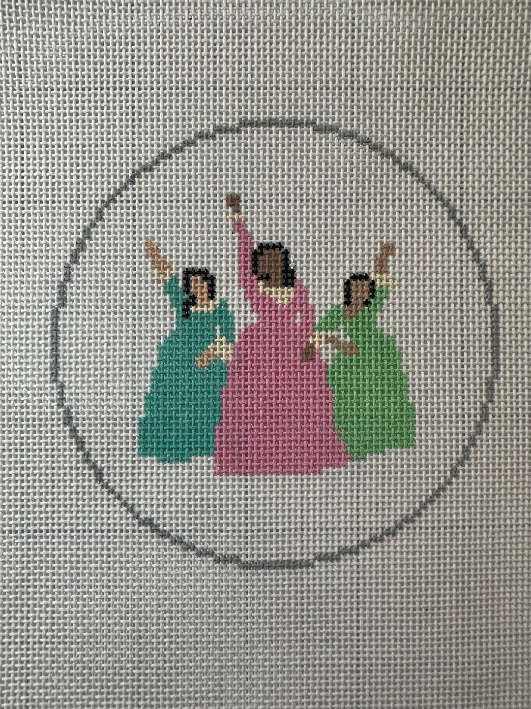 Hamilton Inspired Needlepoint Canvas Ornament No Threads Etsy