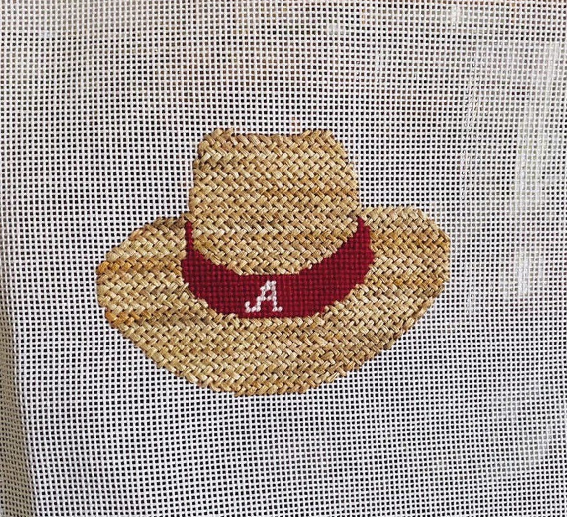 PreOrder Nick Saban Alabama Hat Needlepoint Canvas CANVAS Etsy