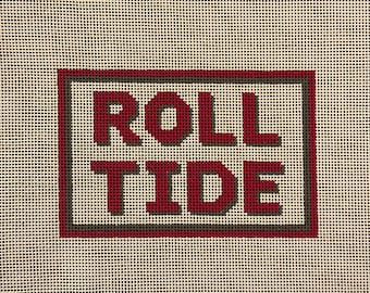 War Eagle Auburn University Needlepoint Canvas