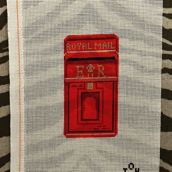 Queen Elizabeth Needlepoint Canvas Etsy