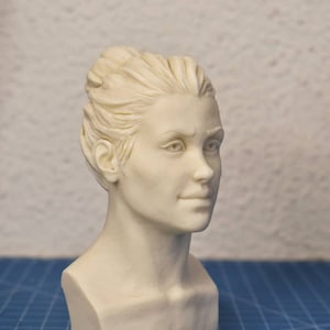 Referência de anatomia feminina busto características faciais femininas