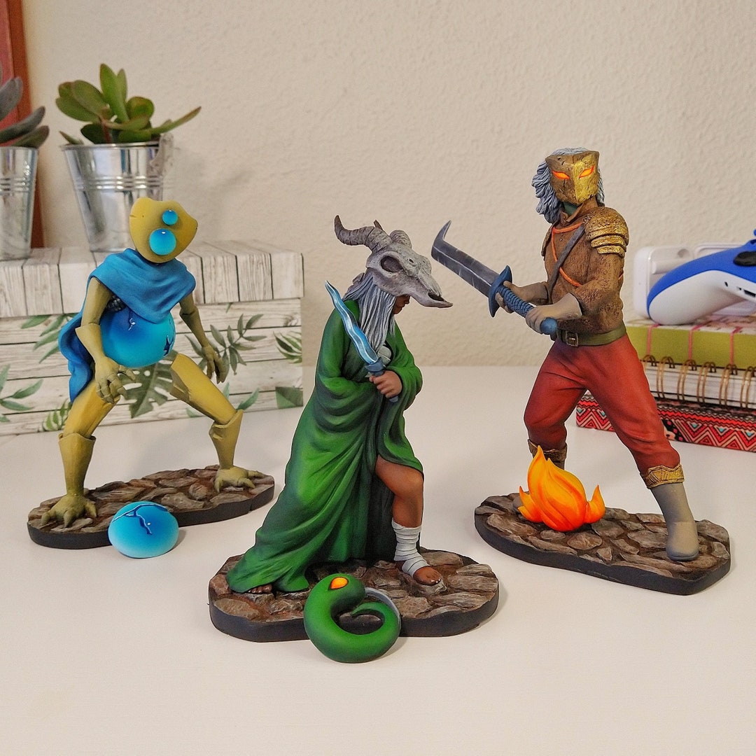 Slay the Spire Defect, Silent and Ironclad Fanart Collectible Figures