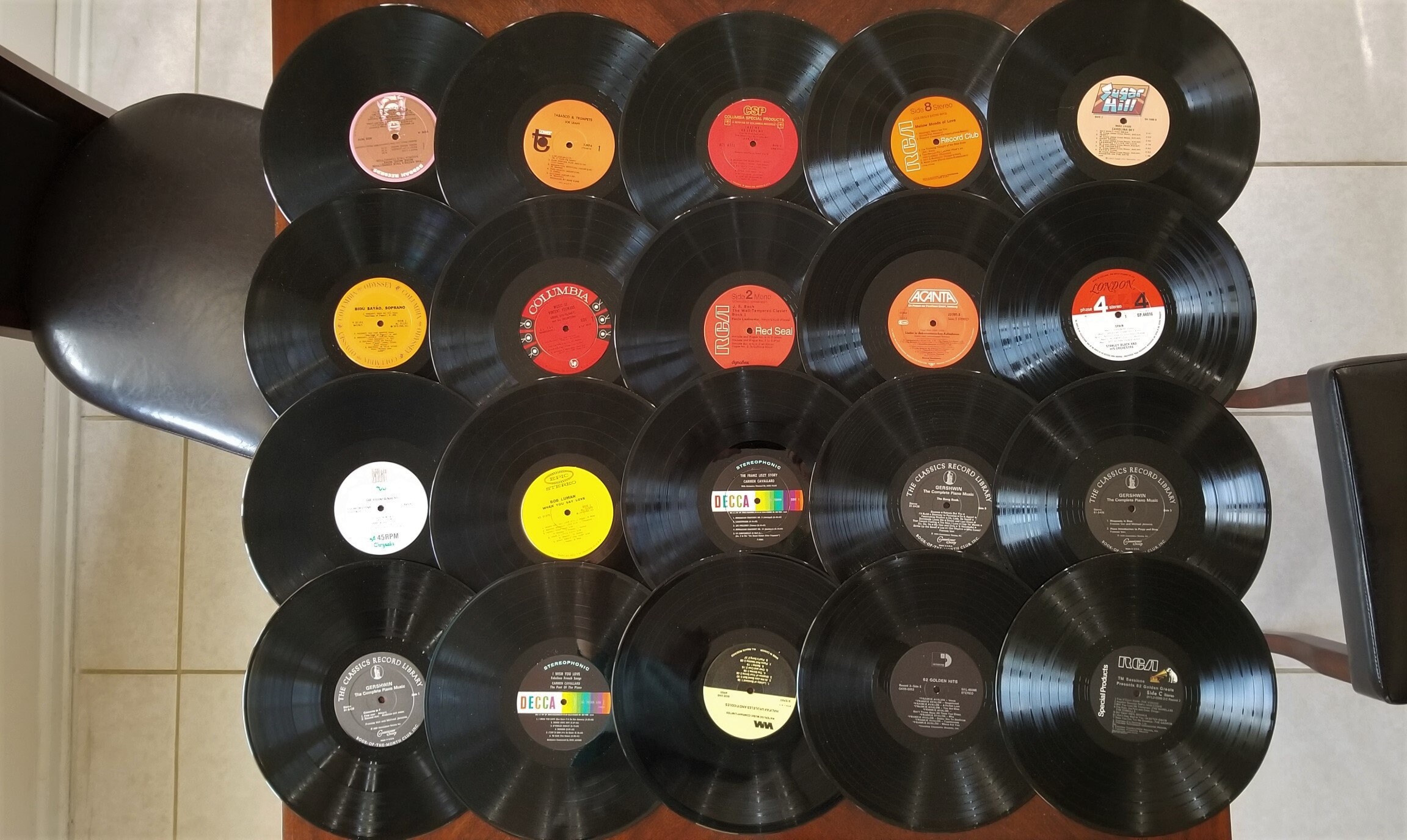 Lot of 20 Vinyl 12 inch Records For Crafts Decoration Etsy