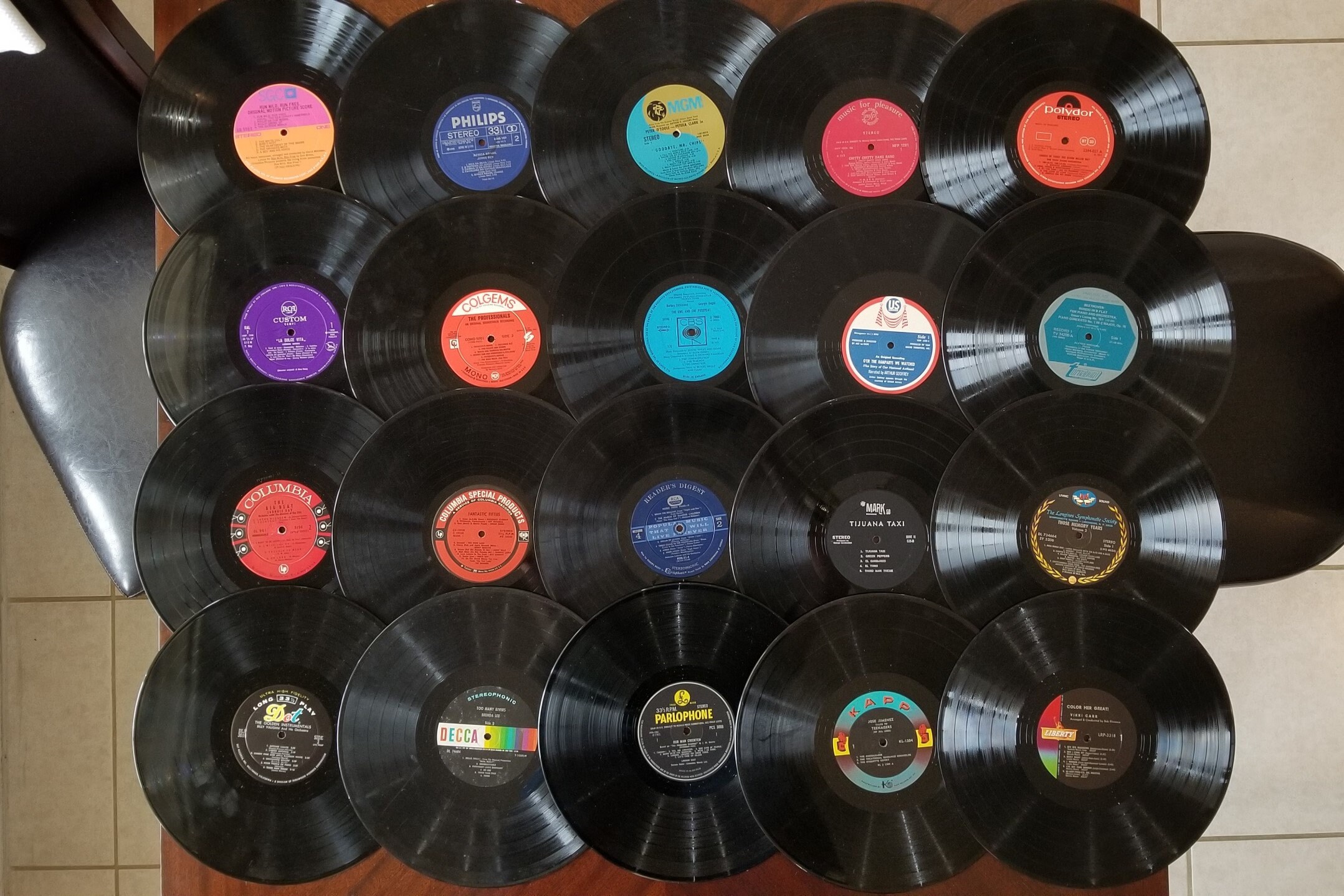 Lot of 20 Vinyl 12 inch Records For Crafts Decoration Etsy