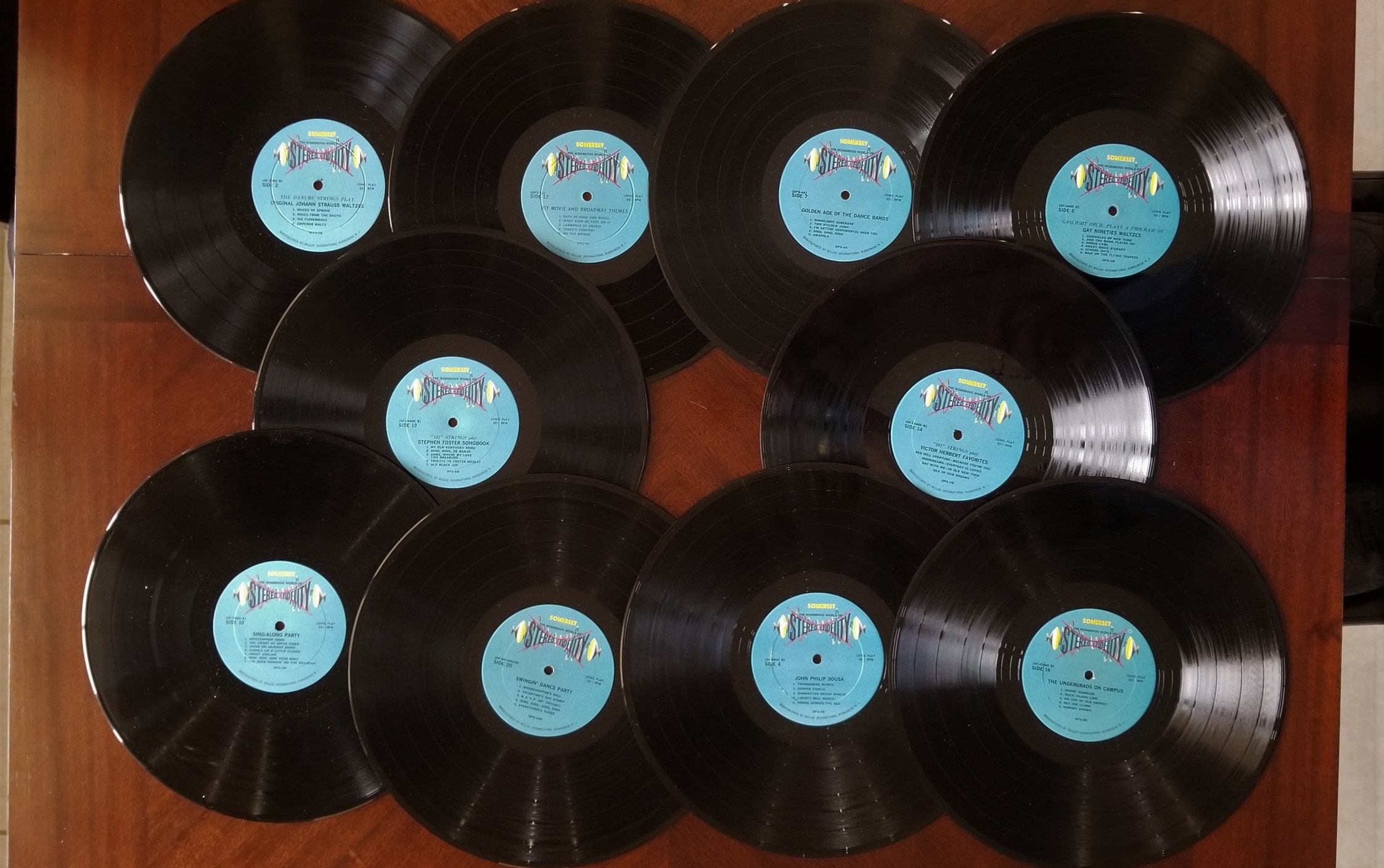 Lot of 10 Vinyl 12 inch Records For Crafts Decoration Etsy