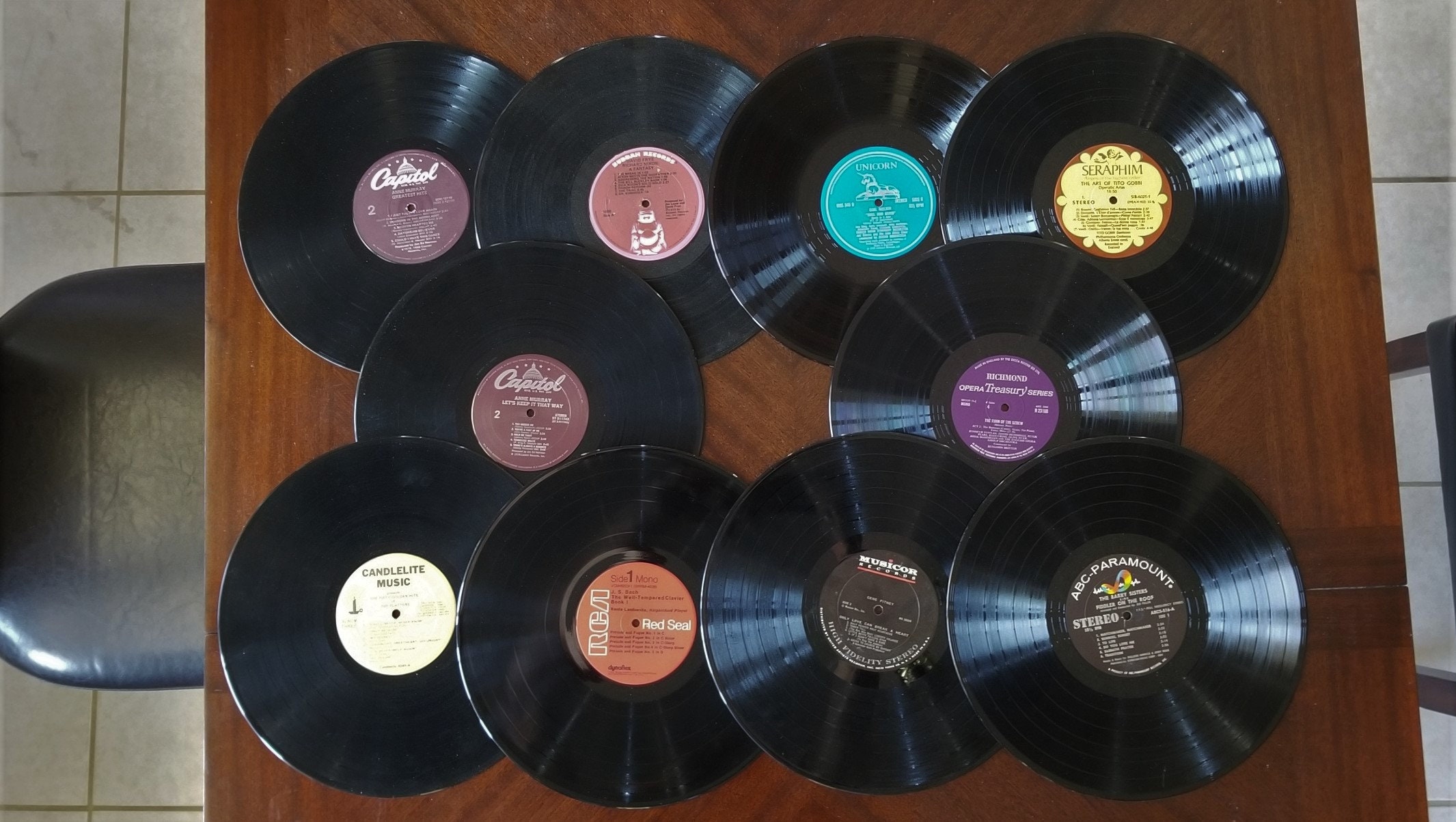 Lot of 10 Vinyl 12 inch Records For Crafts Decoration Etsy