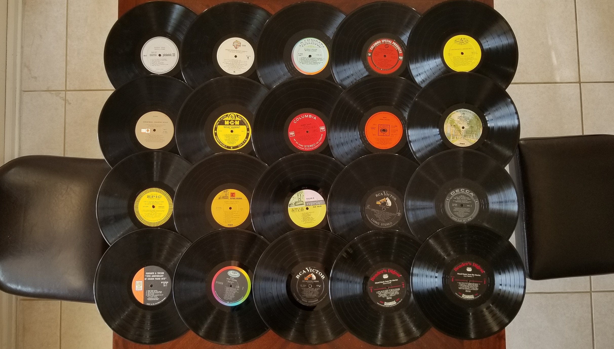 Lot of 20 Vinyl 12 inch Records For Crafts Decoration Etsy