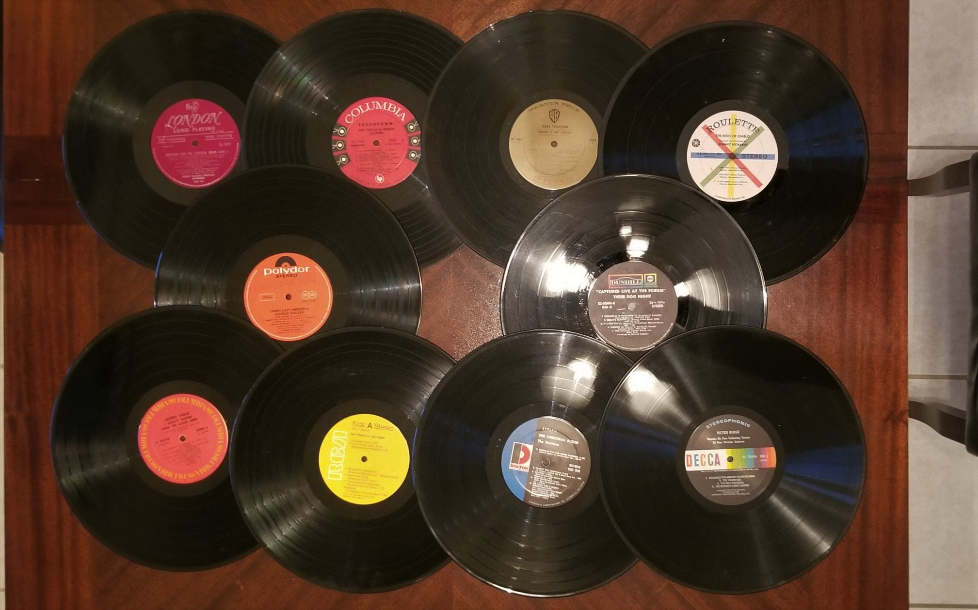 Lot of 10 Vinyl 12 inch Records For Crafts Decoration Etsy