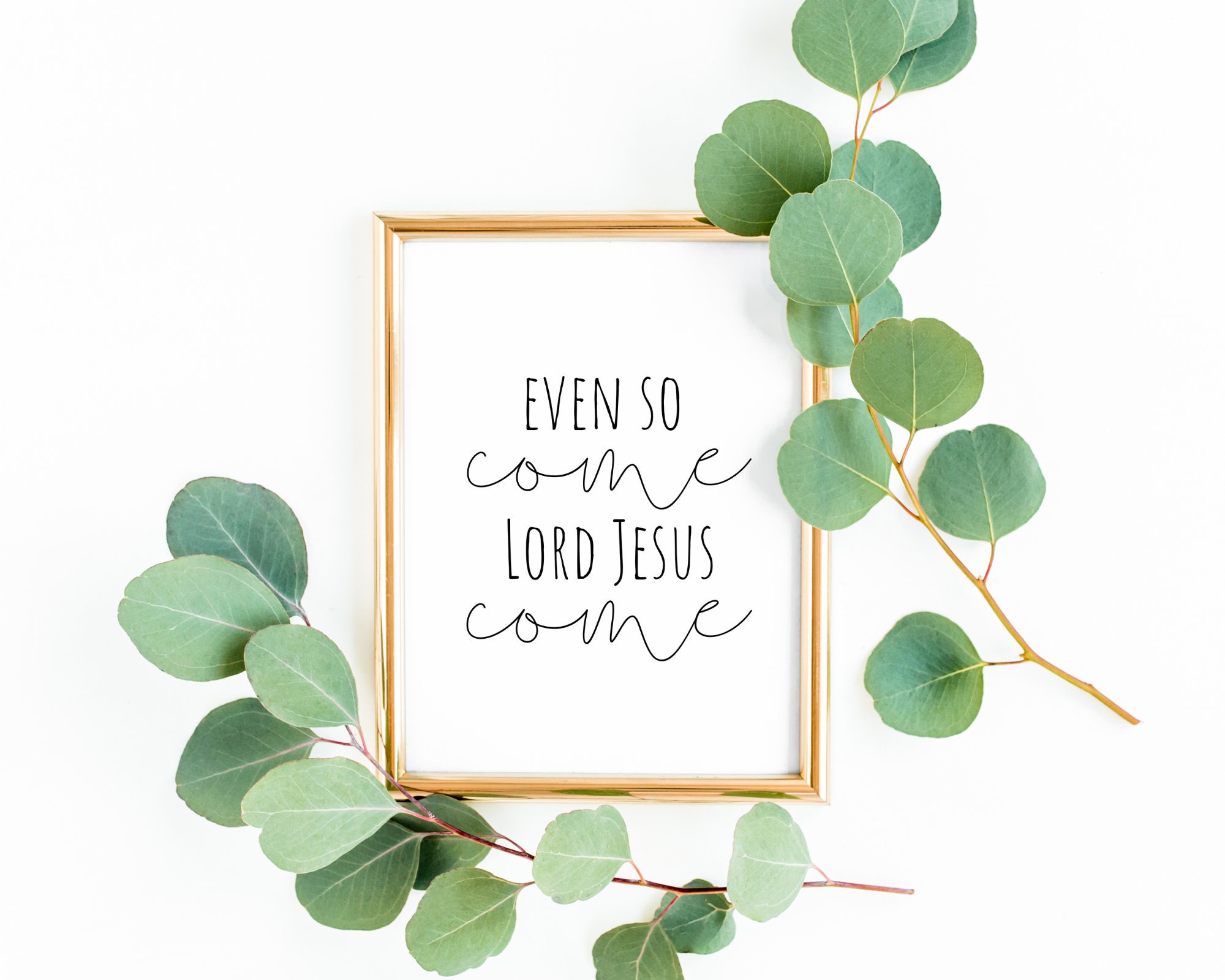 Even So Come Lord Jesus Come Lyrics Even so Come, Lord Jesus Come Print Minimal Christian Wall Art, Instant