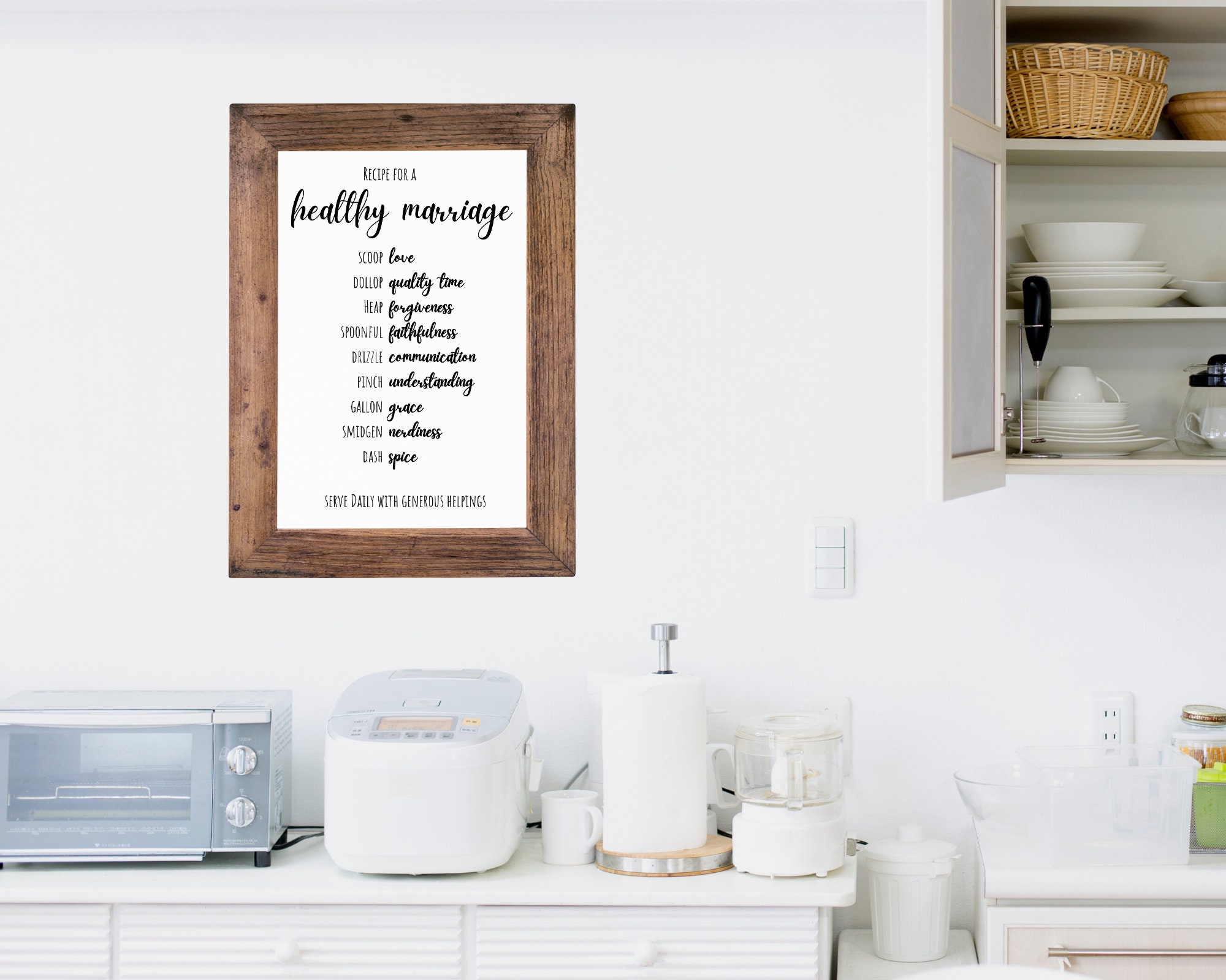 Healthy Marriage Recipe Bridal Shower Gift Wedding Gift Etsy