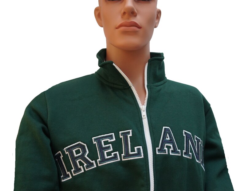 Ireland Retro Style Jacket Green Etsy