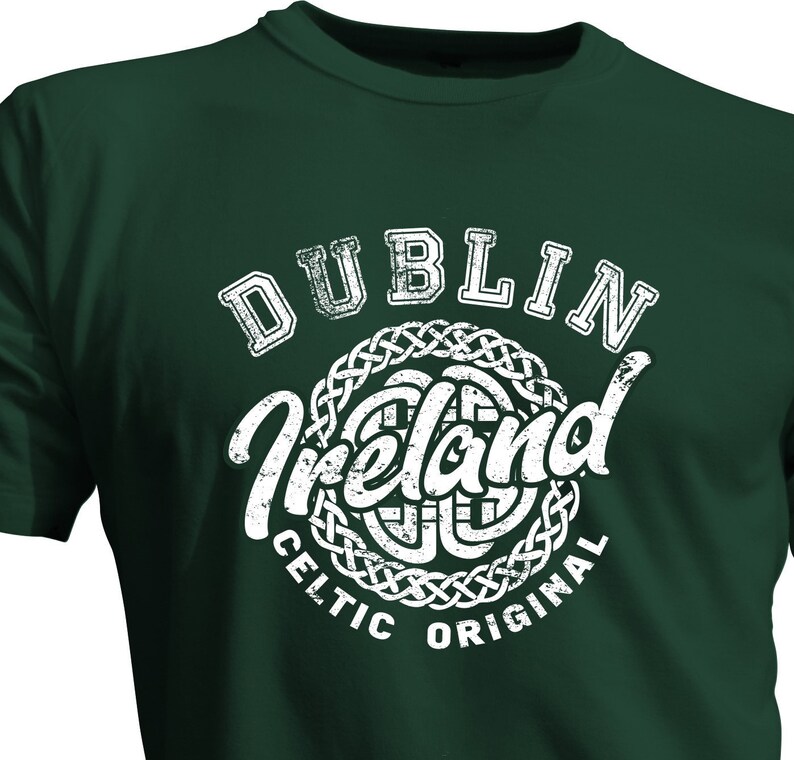 Celtic Original Dublin Ireland Tshirt Etsy