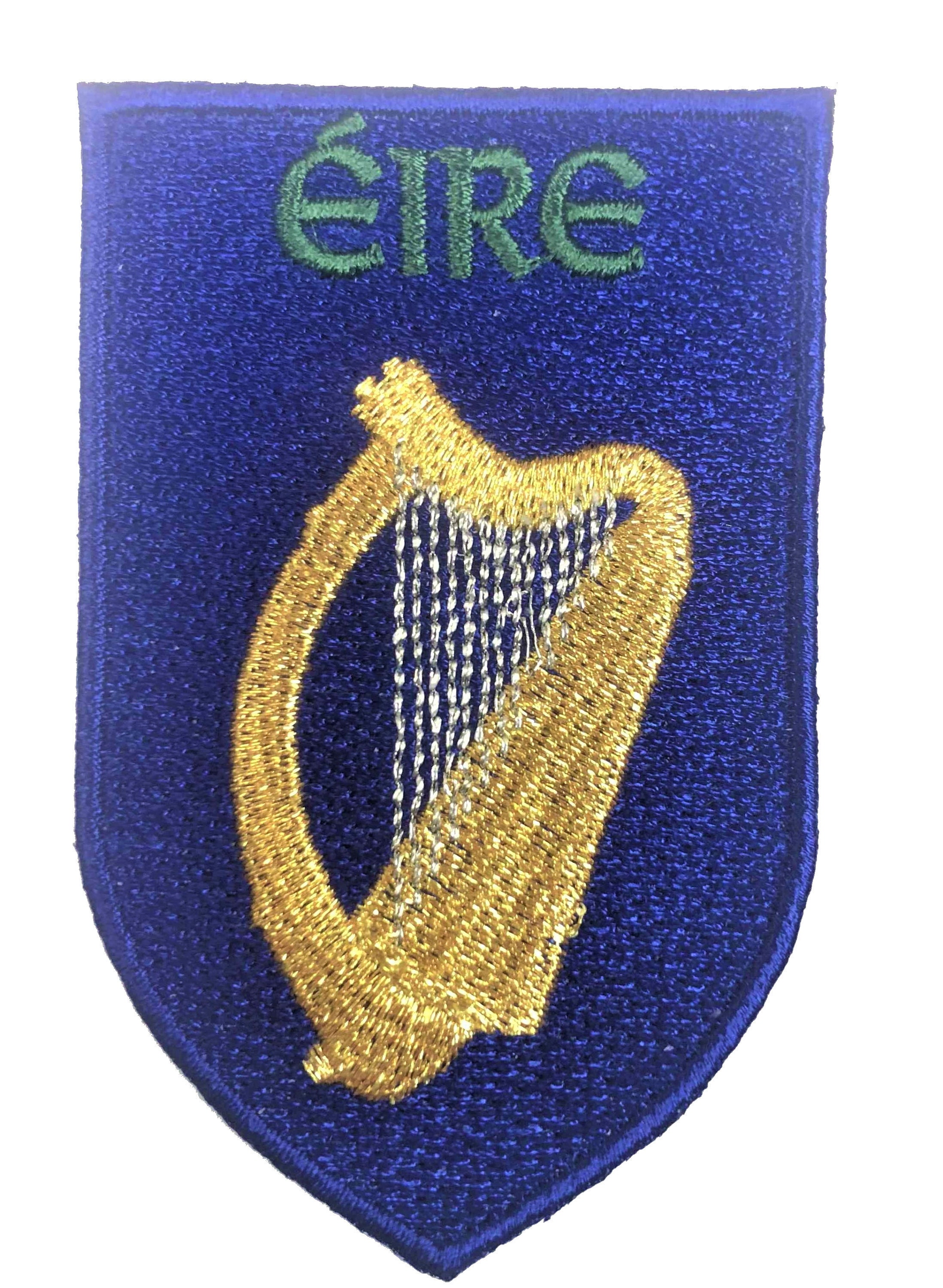 IRELAND IRISH iron-on PATCH COAT OF ARMS EMBLEM HARP embroidered EIRE CELTIC new 