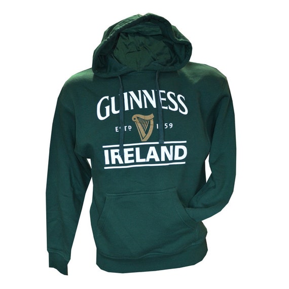 Guinness Green Ireland Harp Hooded 