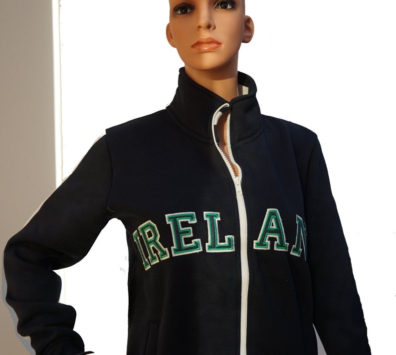 Ireland Retro Style Jacket Green Etsy