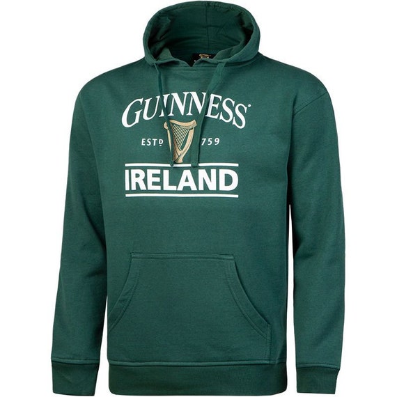 Guinness Green Ireland Harp Hooded 