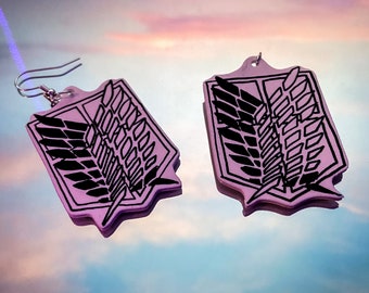 Handmade Scout Regiment Earrings - Anime Attack on Titan AOT