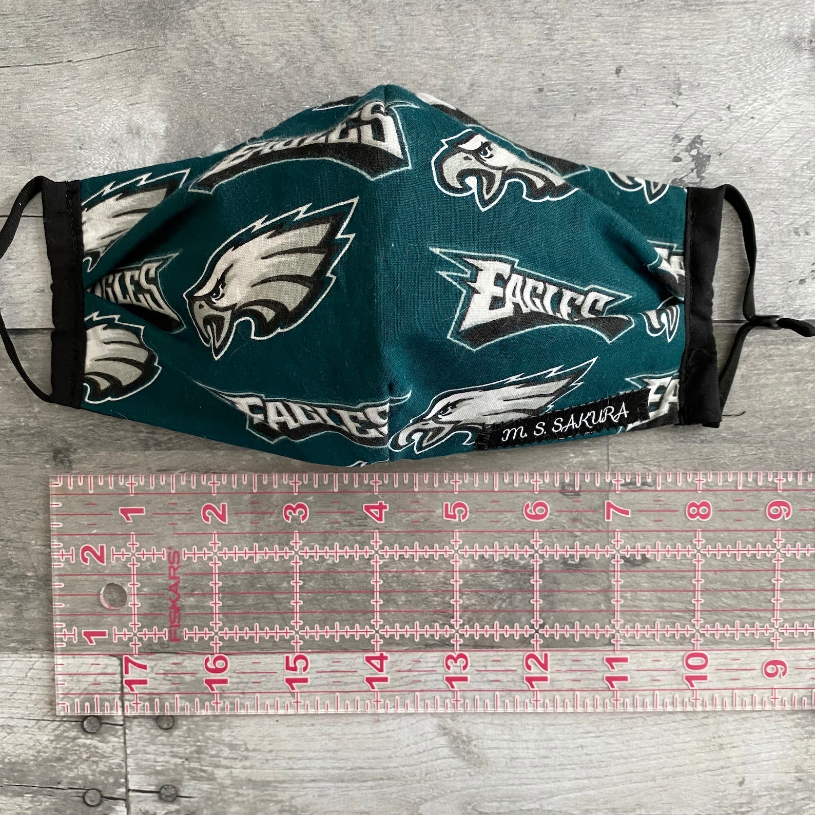 Philadelphia Eagles Face Mask With Nose Wire and Adjustable Etsy