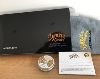 Lynch's Original Cue Balm CADEAUSET - voor ALLE houten keuen - snooker poolbiljart - prachtige keu-afwerking!