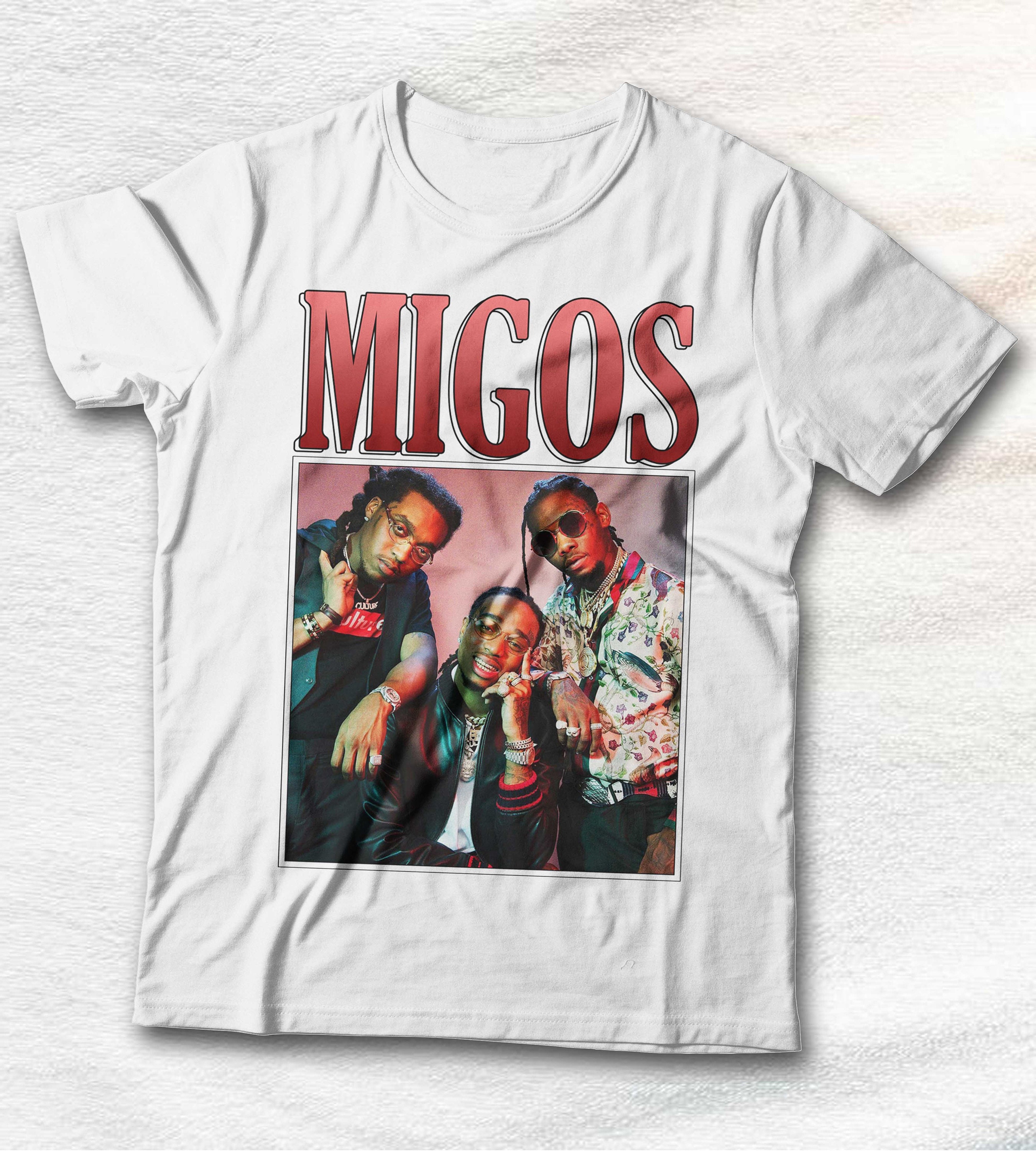 Migos TShirt Migos vintage tshirt hiphop music Migos Etsy