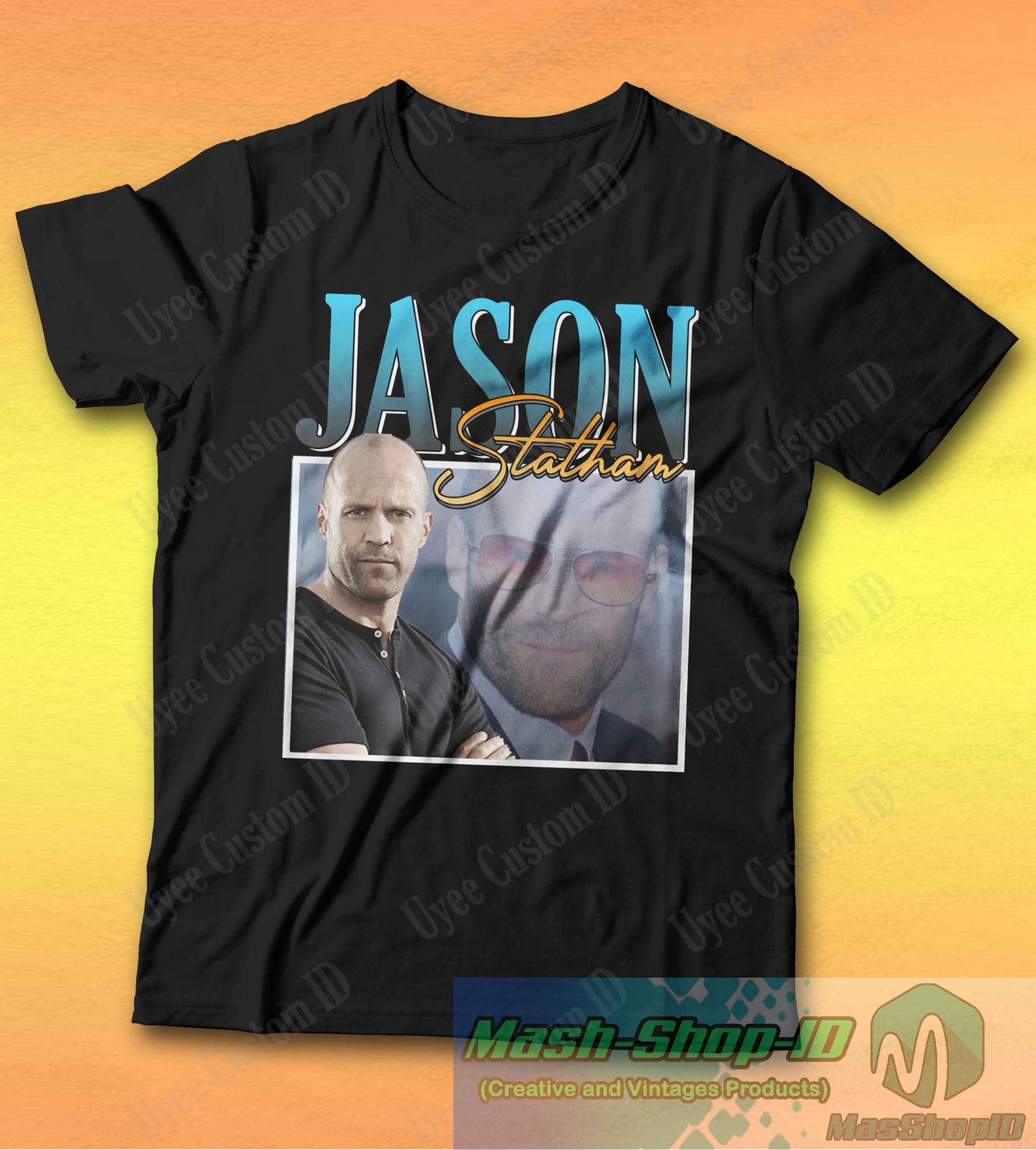 Jason Statham T Shirt Jason Statham Chemise Jason Statham Tee Etsy Canada