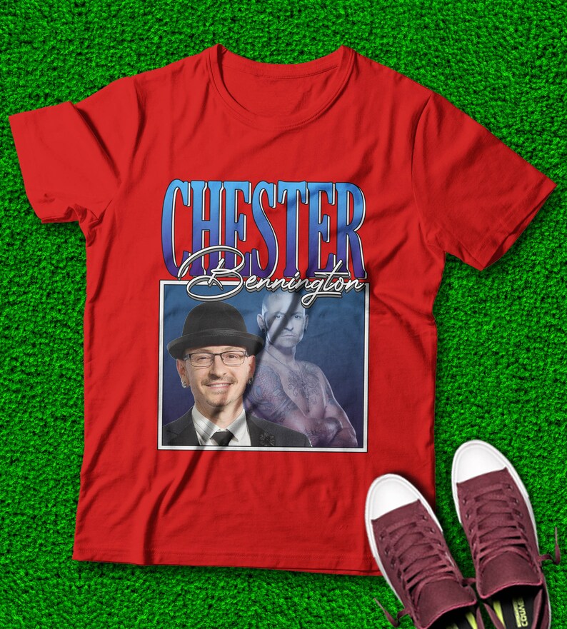 music rock star t-shirt vintage 90s shirt chester shirt artist shirt birthday gift shirt present gift shirt