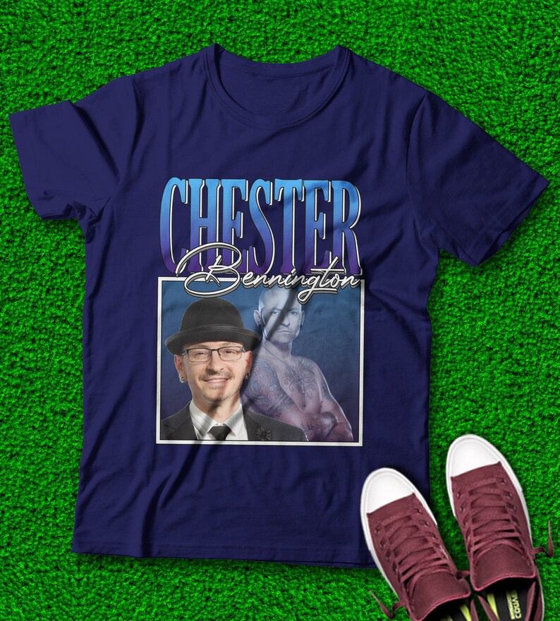 music rock star t-shirt vintage 90s shirt chester shirt artist shirt birthday gift shirt present gift shirt