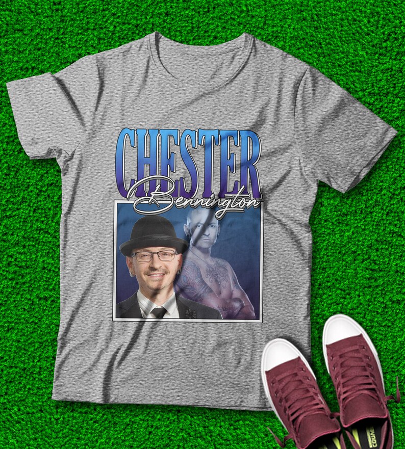 music rock star t-shirt vintage 90s shirt chester shirt artist shirt birthday gift shirt present gift shirt
