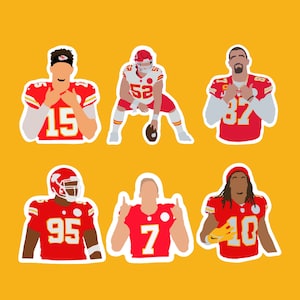 Chiefs Player Stickers