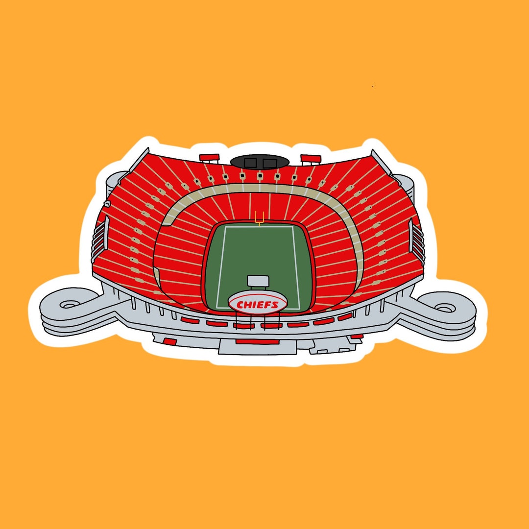 Arrowhead Stadium Sticker - Etsy