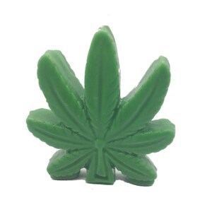 Marijuana Leaf Candle