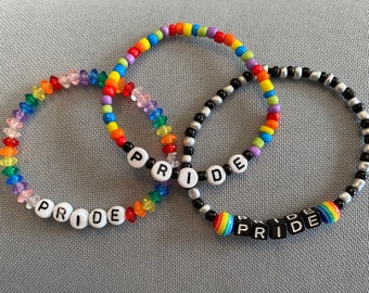 LGBTQ Pride bracelet | Rainbow | Equality | Love is Love | Unisex Rainbow bracelet