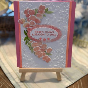 tarjeta de aliento floral